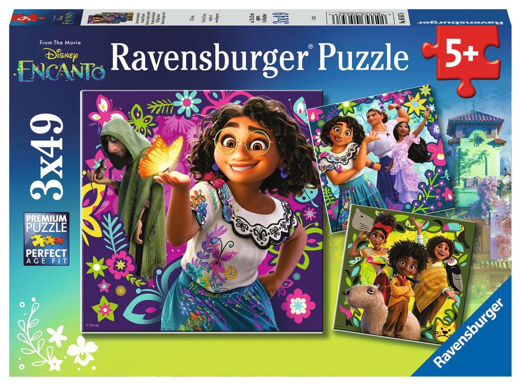 Ravensburger-Encanto - 3 - 49 Piece Puzzles-56657-Legacy Toys