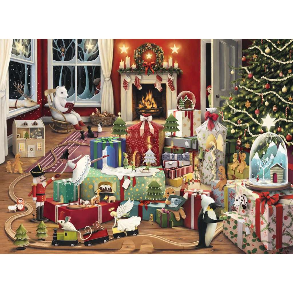 Ravensburger-Enchanted Christmas Seasonal 500 Piece Puzzle-16862-Legacy Toys