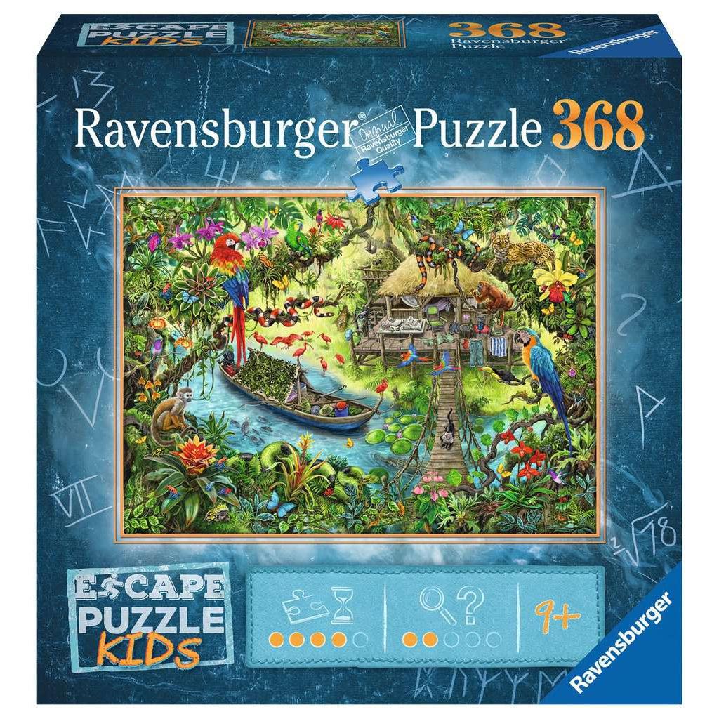 Ravensburger-Escape Puzzle Kids: Jungle Journey - 368 Piece Puzzle-12934-Legacy Toys