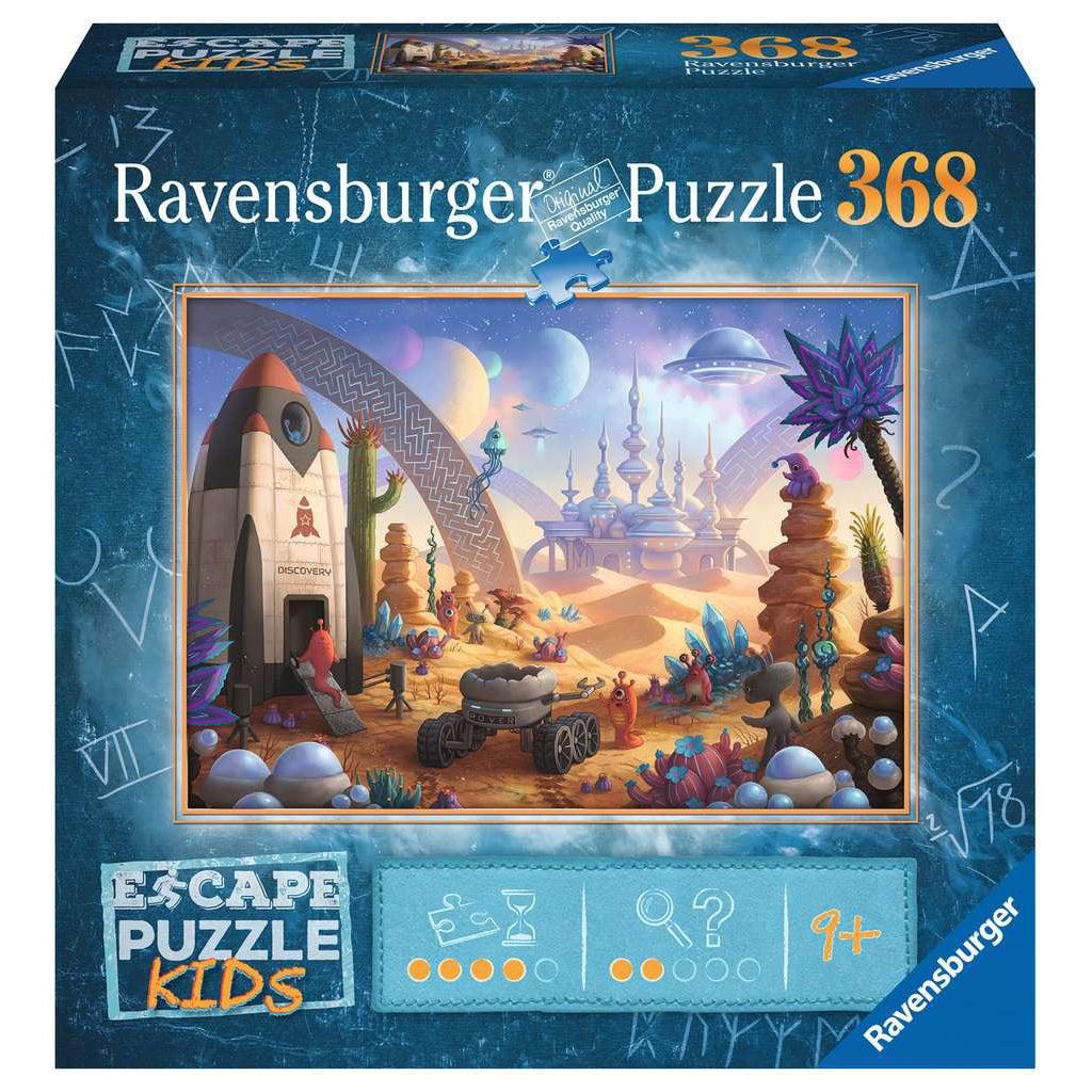 Ravensburger-Escape Puzzle Kids: Space Storm Strike - 368 Piece Puzzle-13267-Legacy Toys