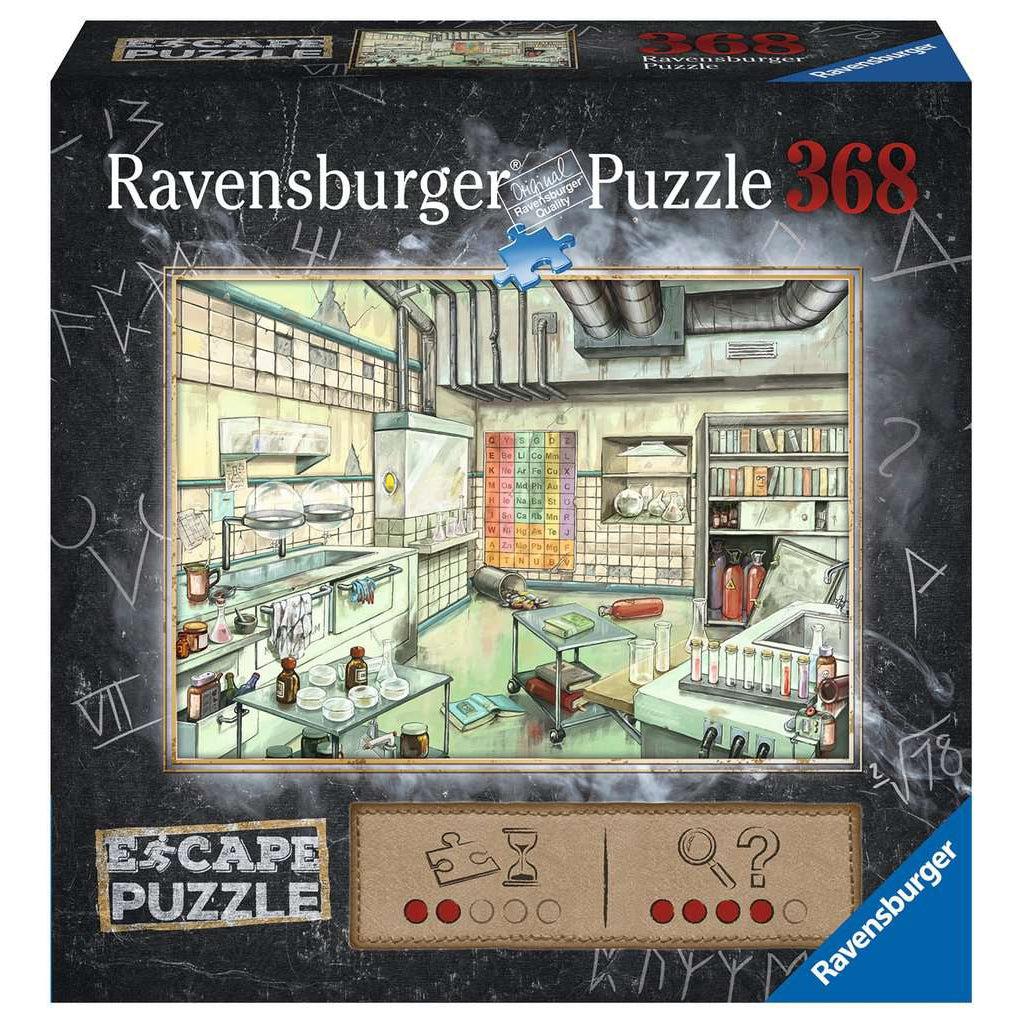 Ravensburger-Escape Puzzle: The Laboratory - 368 Piece Puzzle-16844-Legacy Toys