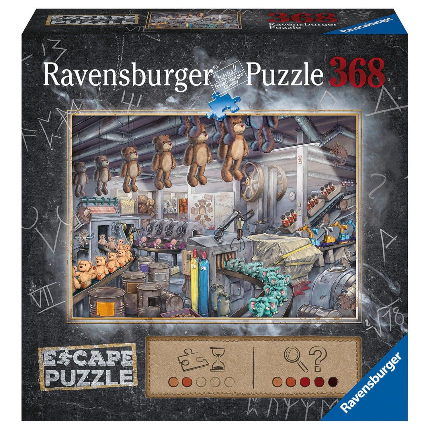 Ravensburger-Escape Puzzle: The Toy Factory - 368 Piece Puzzle-16531-Legacy Toys