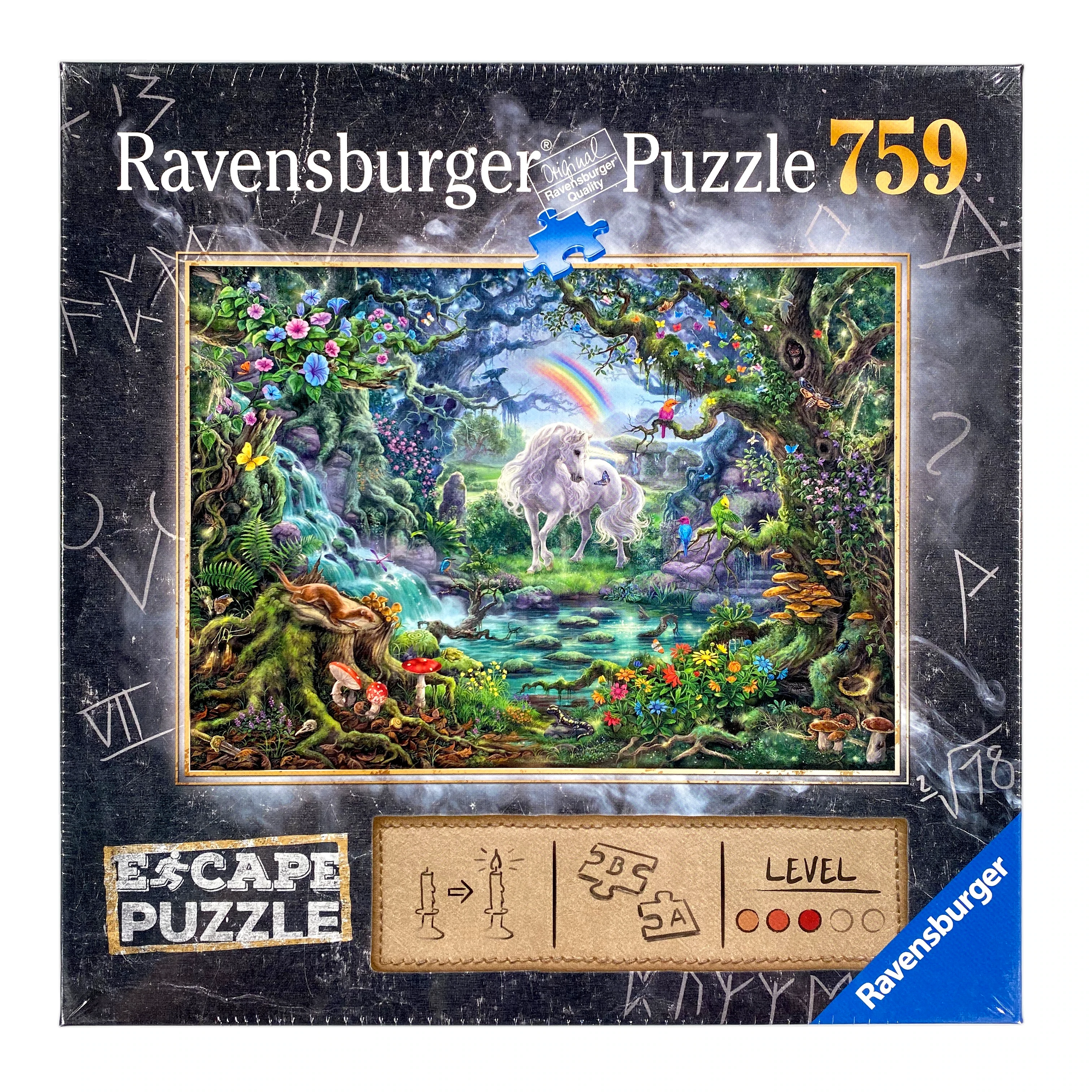 Ravensburger-Escape Puzzle: Unicorn Escape - 759 Piece Puzzle-16512-Legacy Toys