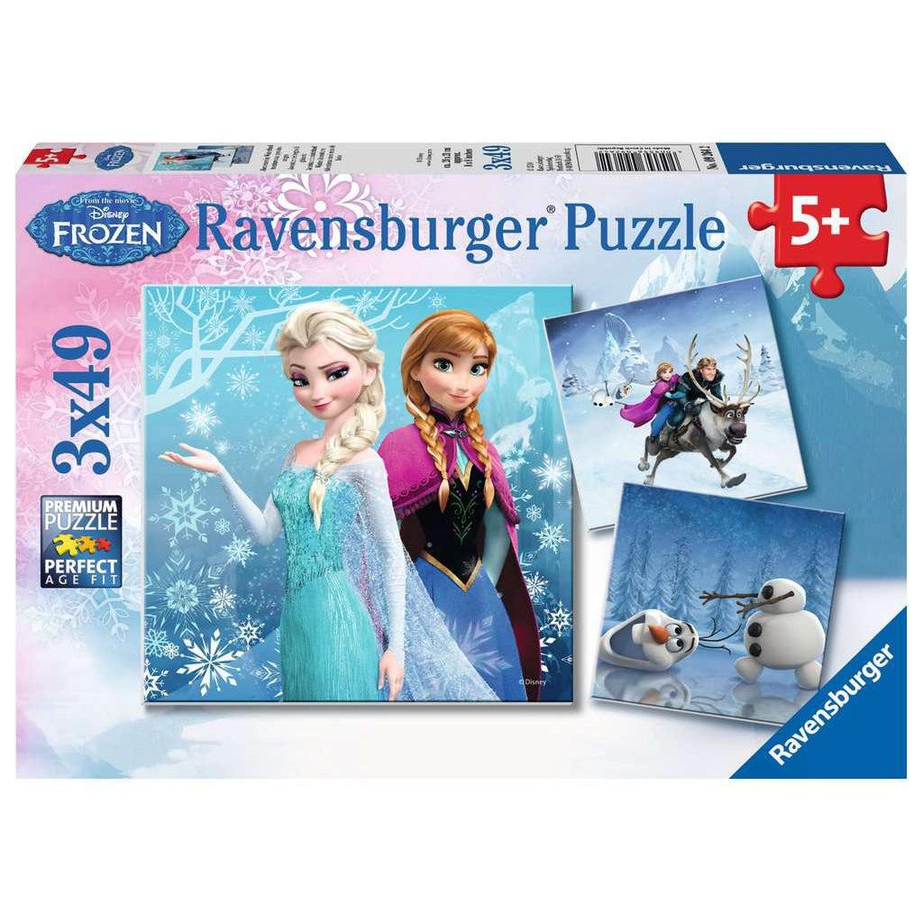 Ravensburger-Frozen Winter Adventure - 3x49 Piece Puzzles-9264-Legacy Toys