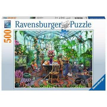 Ravensburger-Greenhouse Mornings - 500 Piece Puzzle-14832-Legacy Toys