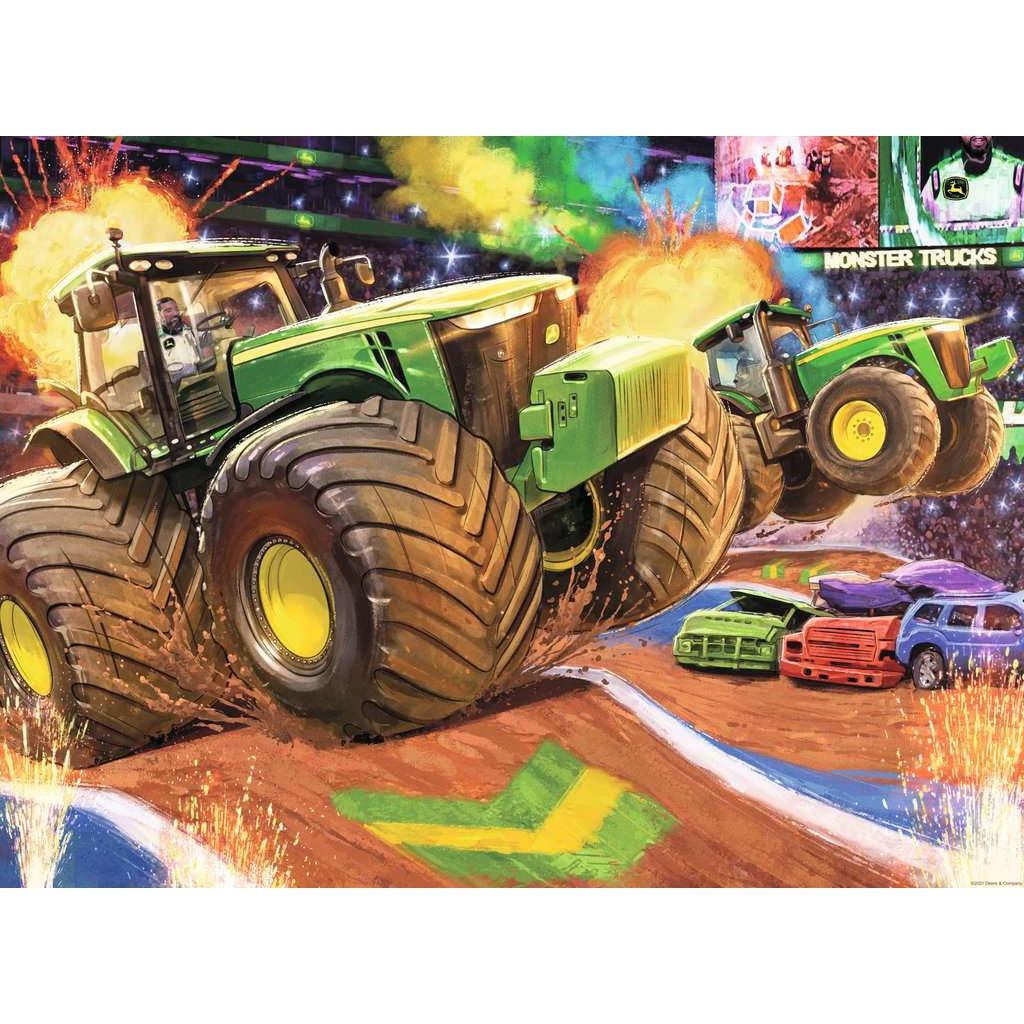 Ravensburger-John Deere Big Wheels - 100 Piece Puzzle-12983-Legacy Toys