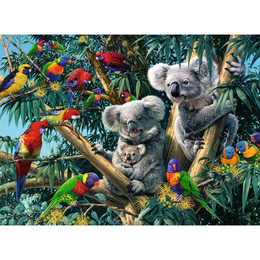 Ravensburger-Koalas in a Tree 500 Piece Puzzle-14826-Legacy Toys
