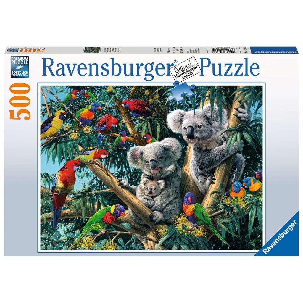 Ravensburger-Koalas in a Tree 500 Piece Puzzle-14826-Legacy Toys