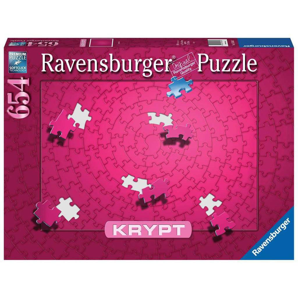 Ravensburger-Krypt Pink 654 Piece Puzzle-16564-Legacy Toys