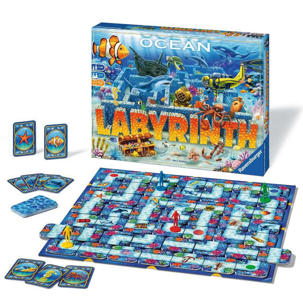 Ravensburger-Labyrinth Ocean Game-26652-Legacy Toys
