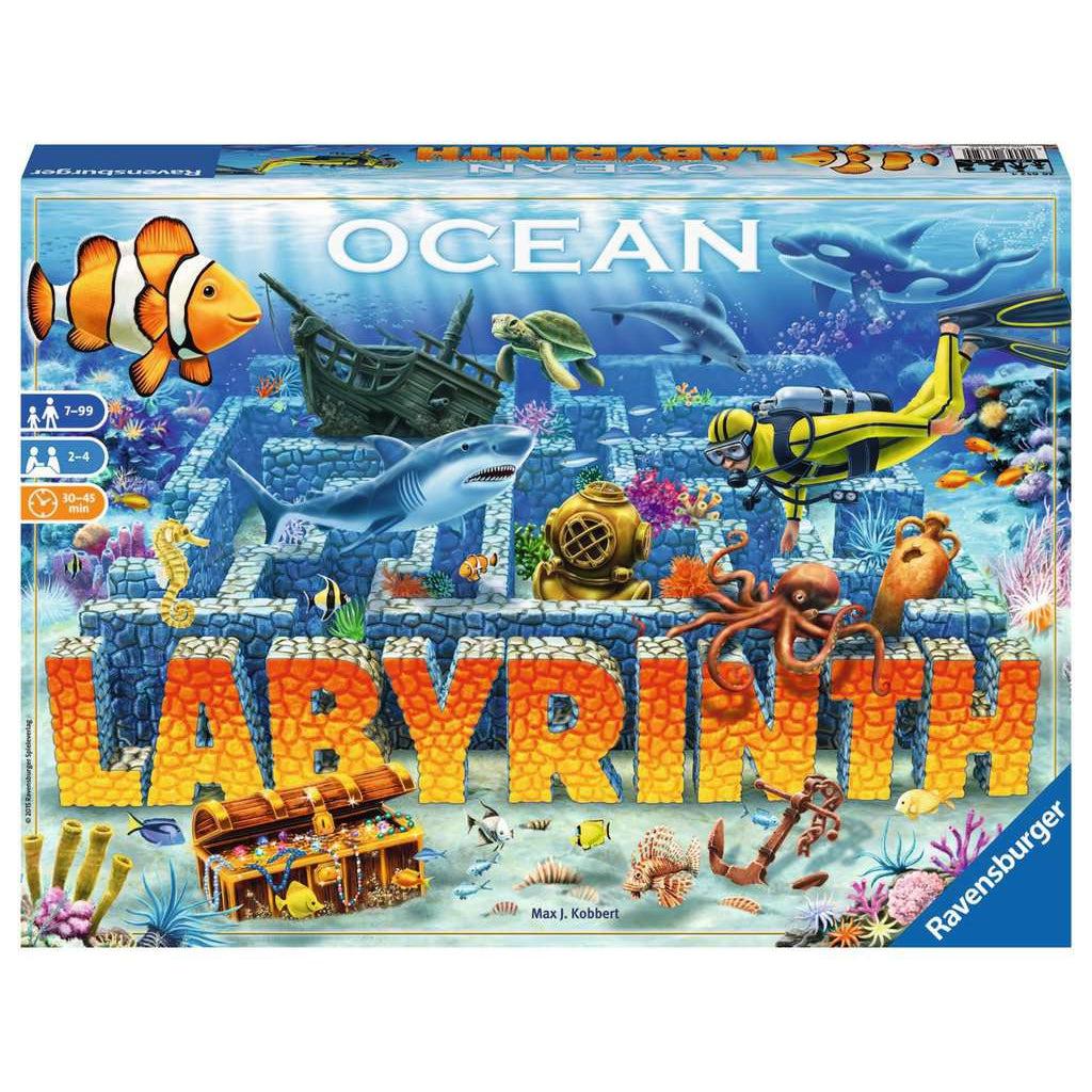 Ravensburger-Labyrinth Ocean Game-26652-Legacy Toys