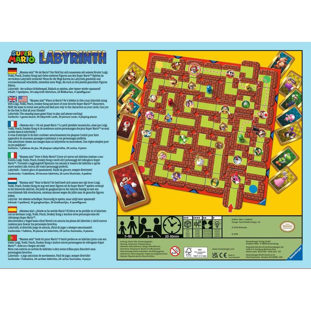 Ravensburger-Labyrinth Super Mario-26063-Legacy Toys