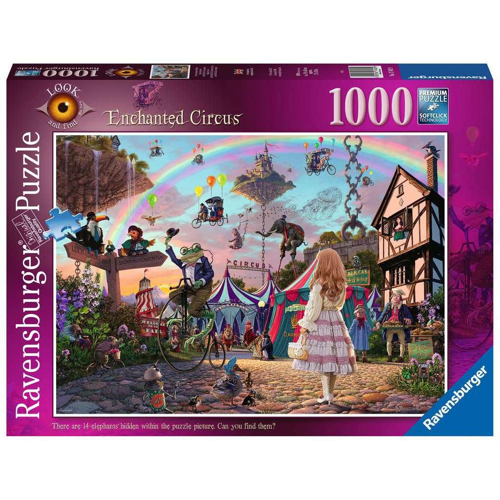 Ravensburger-Look & Find: Enchanted Circus 1000 Piece Puzzle-17482-Legacy Toys