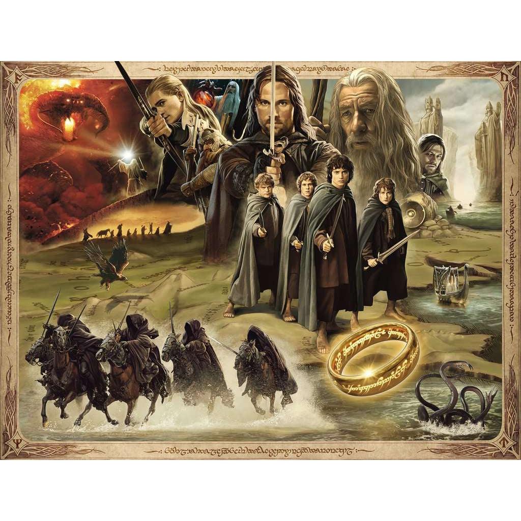 Ravensburger-Lord Of The Rings - Fellowship of the Ring 2000 Piece Puzzle-16927-Legacy Toys