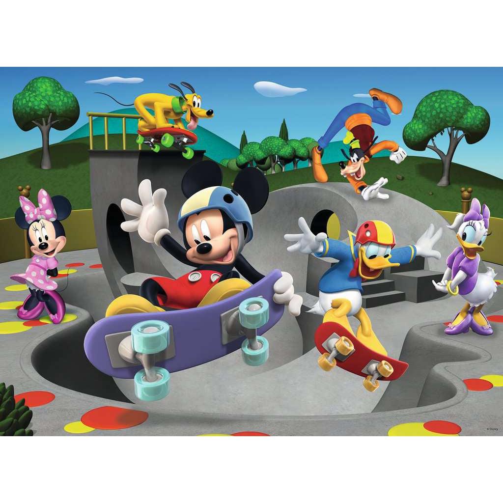 Ravensburger-Mickey Mouse Clubhouse - At the Skate Park 100 Piece Puzzle-10923-Legacy Toys