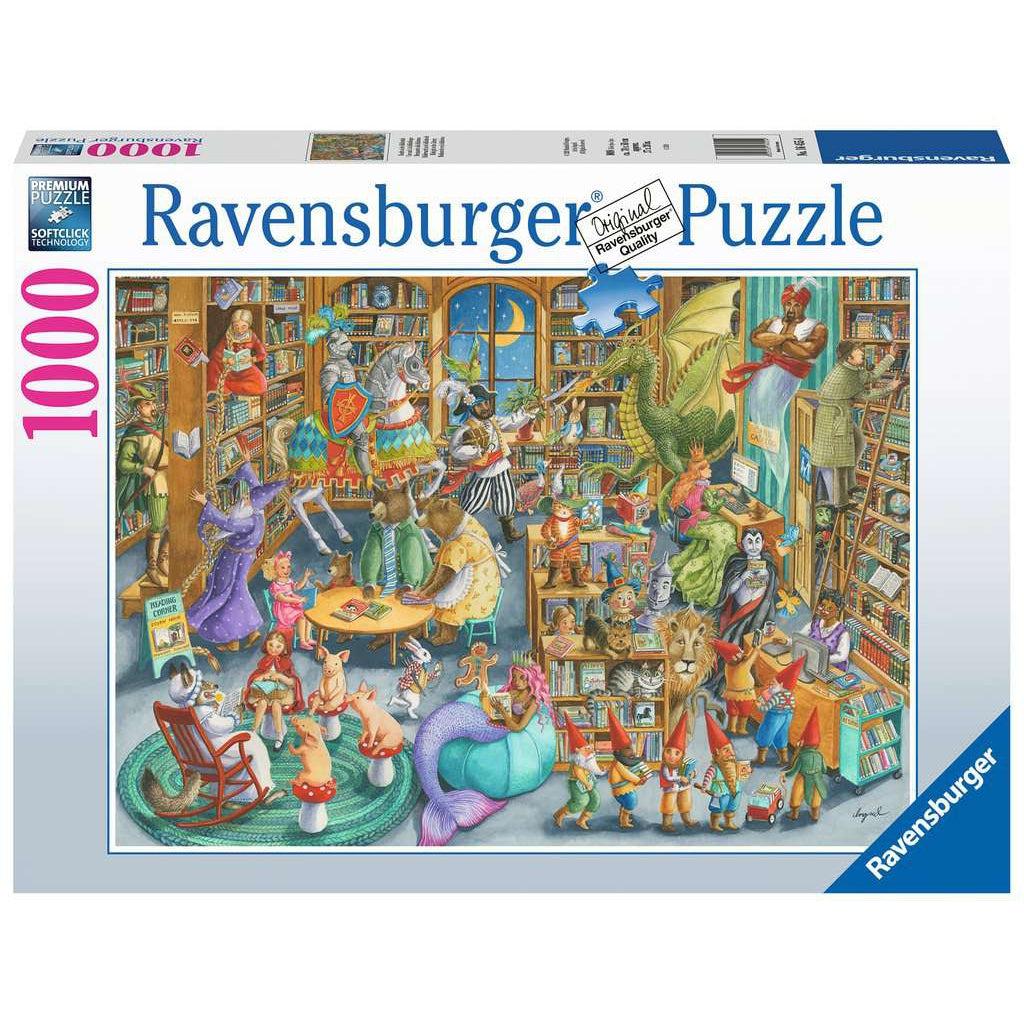 Ravensburger-Midnight at the Library 1000 Piece Puzzle-16455-Legacy Toys