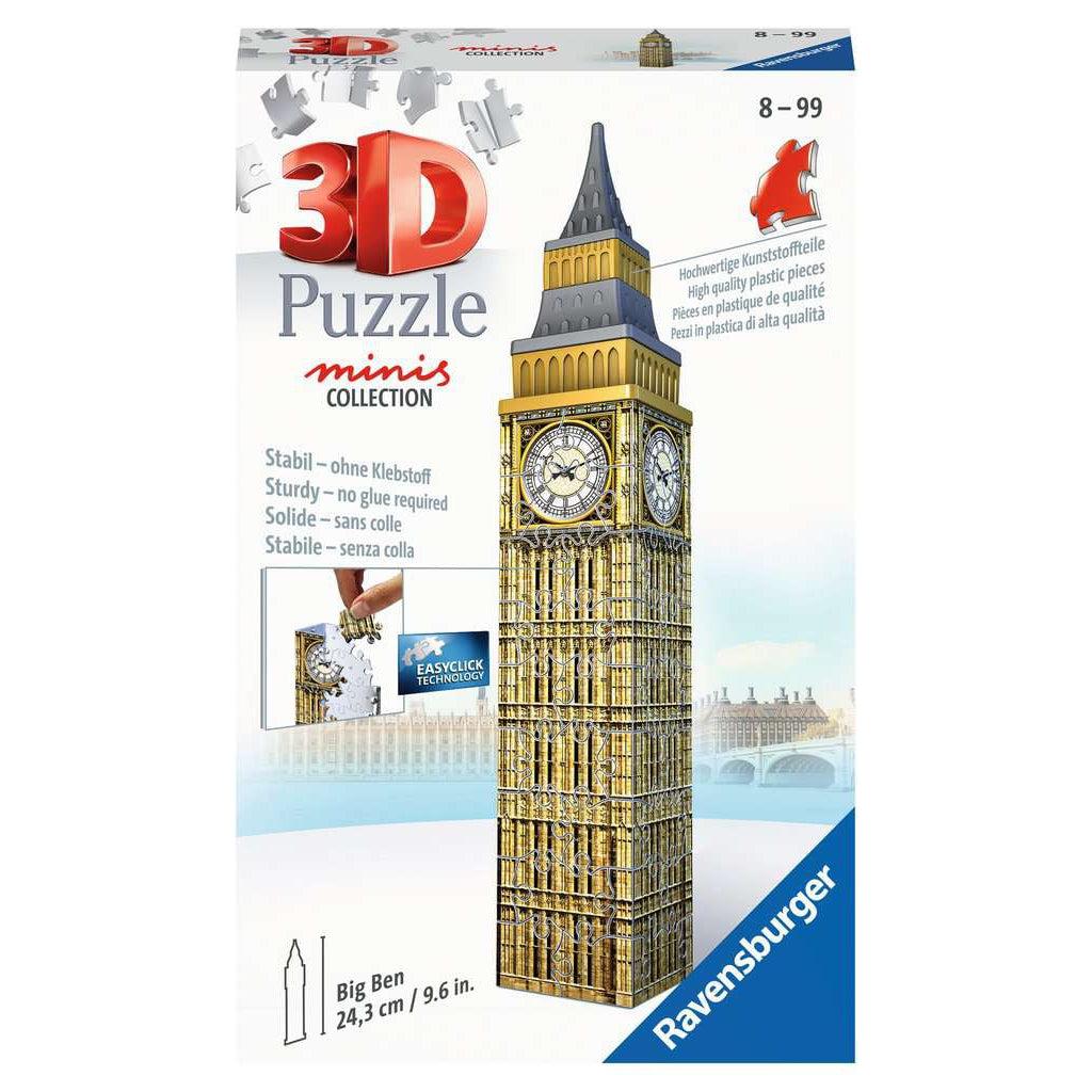 Ravensburger-Mini Big Ben 3D 60 Piece Puzzle-11246-Legacy Toys