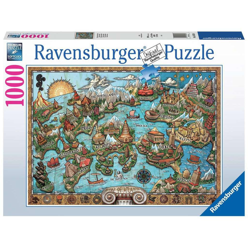 Ravensburger-Mysterious Atlantis 1000 Piece Puzzle-16728-Legacy Toys