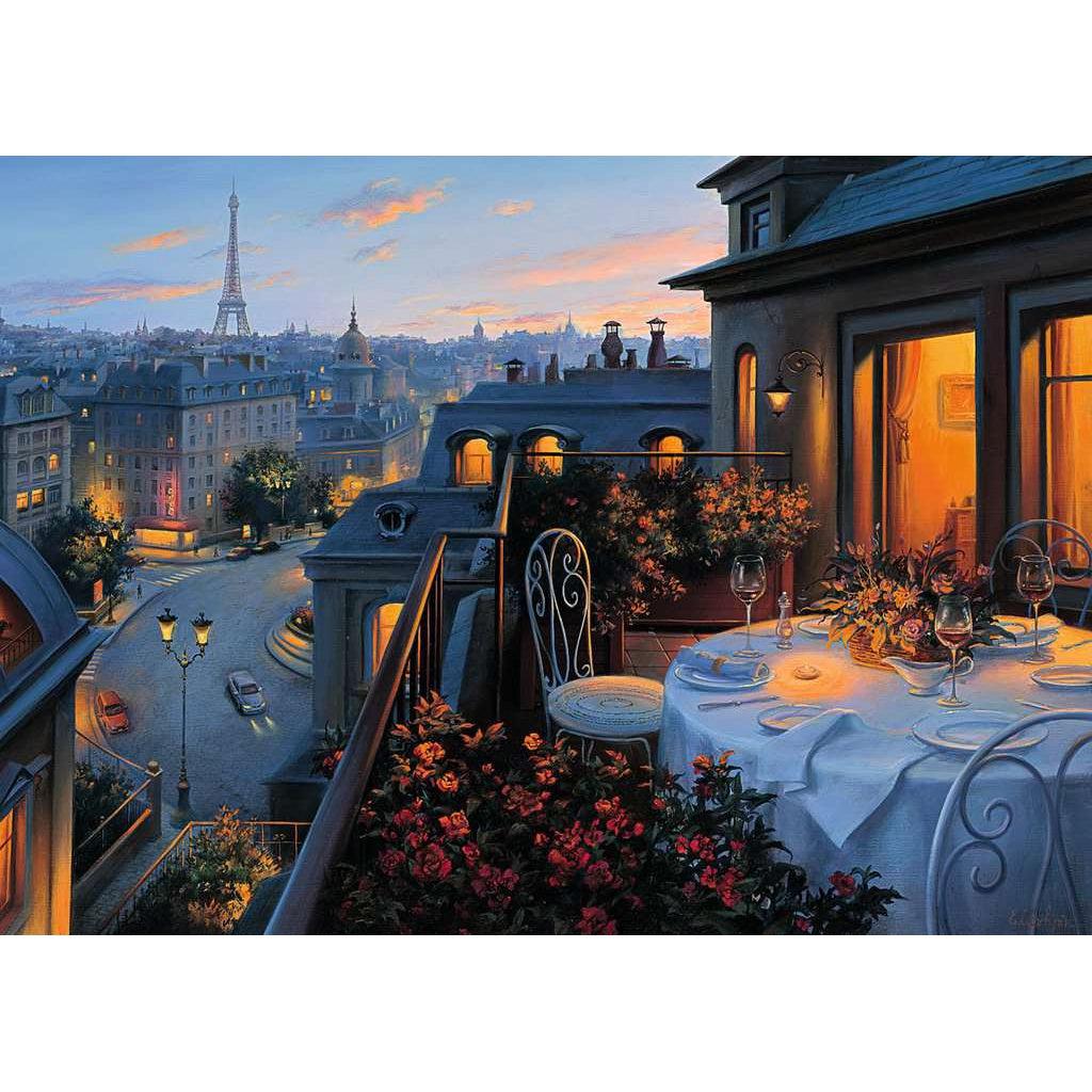 Ravensburger-Paris Balcony 1000 Piece Puzzle-19410-Legacy Toys