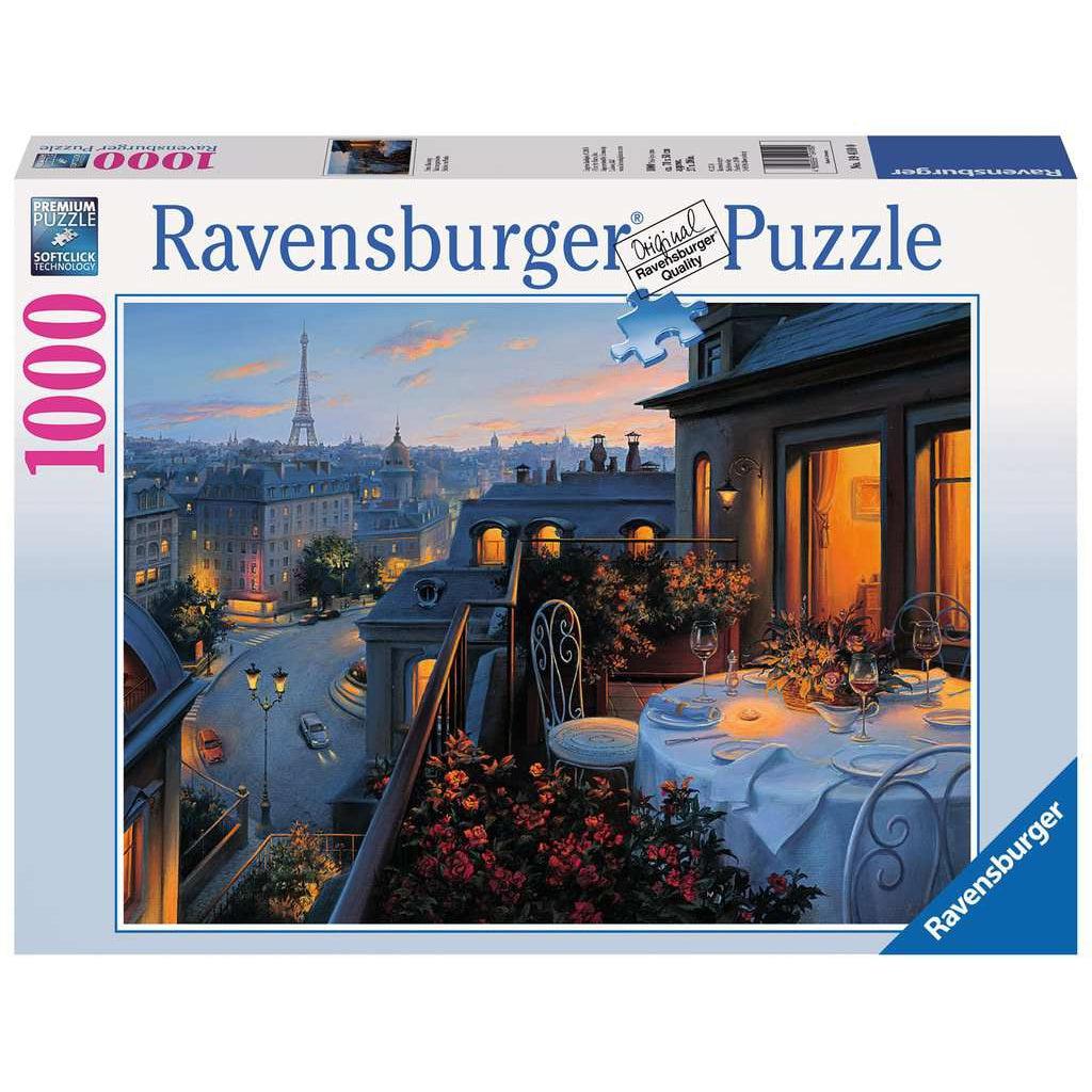 Ravensburger-Paris Balcony 1000 Piece Puzzle-19410-Legacy Toys