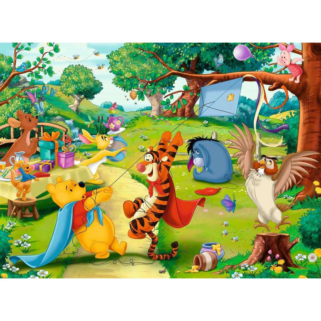 Ravensburger-Pooh to the Rescue 100 Piece Puzzle-12997-Legacy Toys