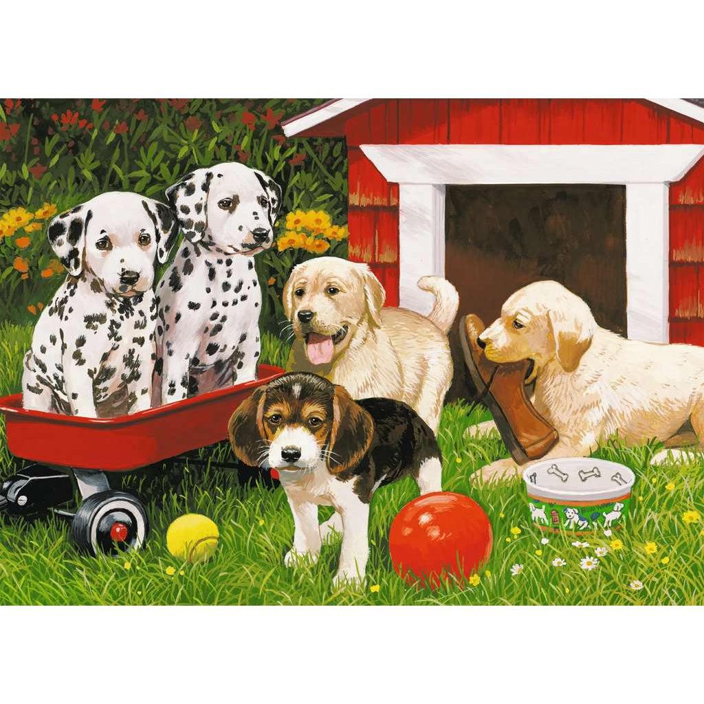 Ravensburger-Puppy Party 60 Piece Puzzle-9526-Legacy Toys