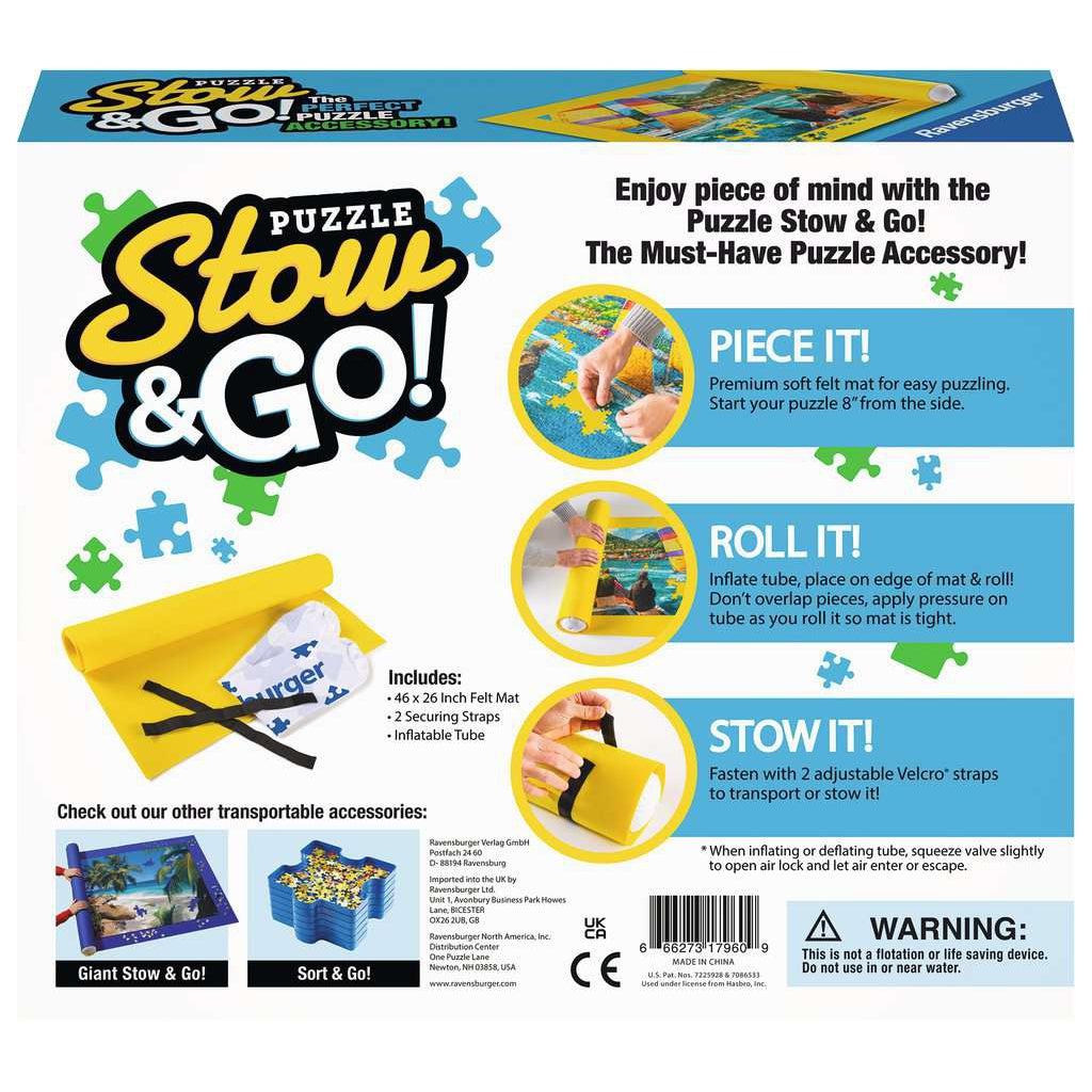 Ravensburger-Puzzle Stow & Go-17960-Legacy Toys