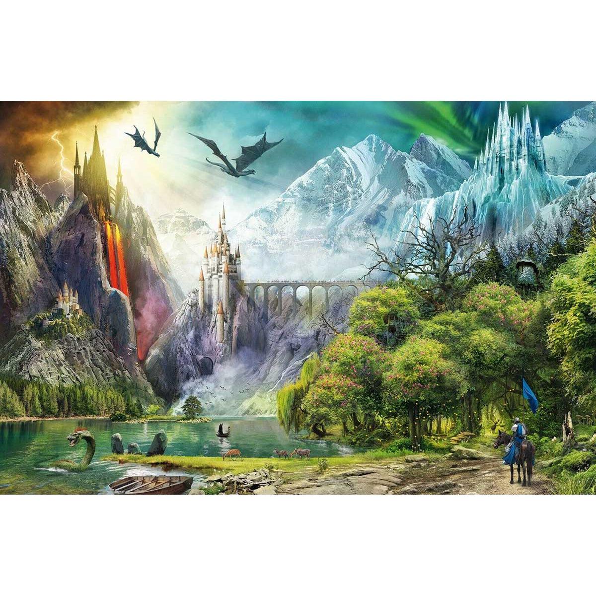 Ravensburger-Reign of Dragons - 3,000 Piece Puzzle-16462-Legacy Toys