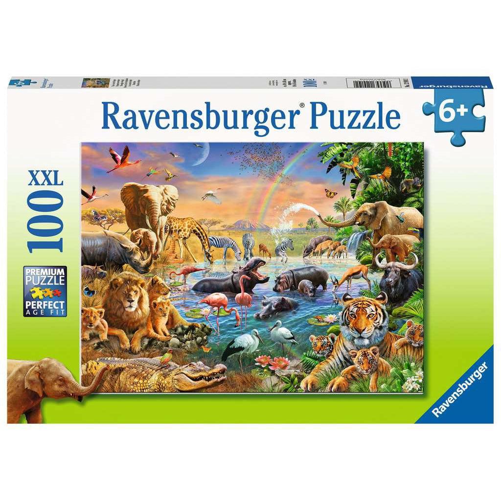 Ravensburger Puzzle - The Animal Friends Family, 100 XXL Pieces