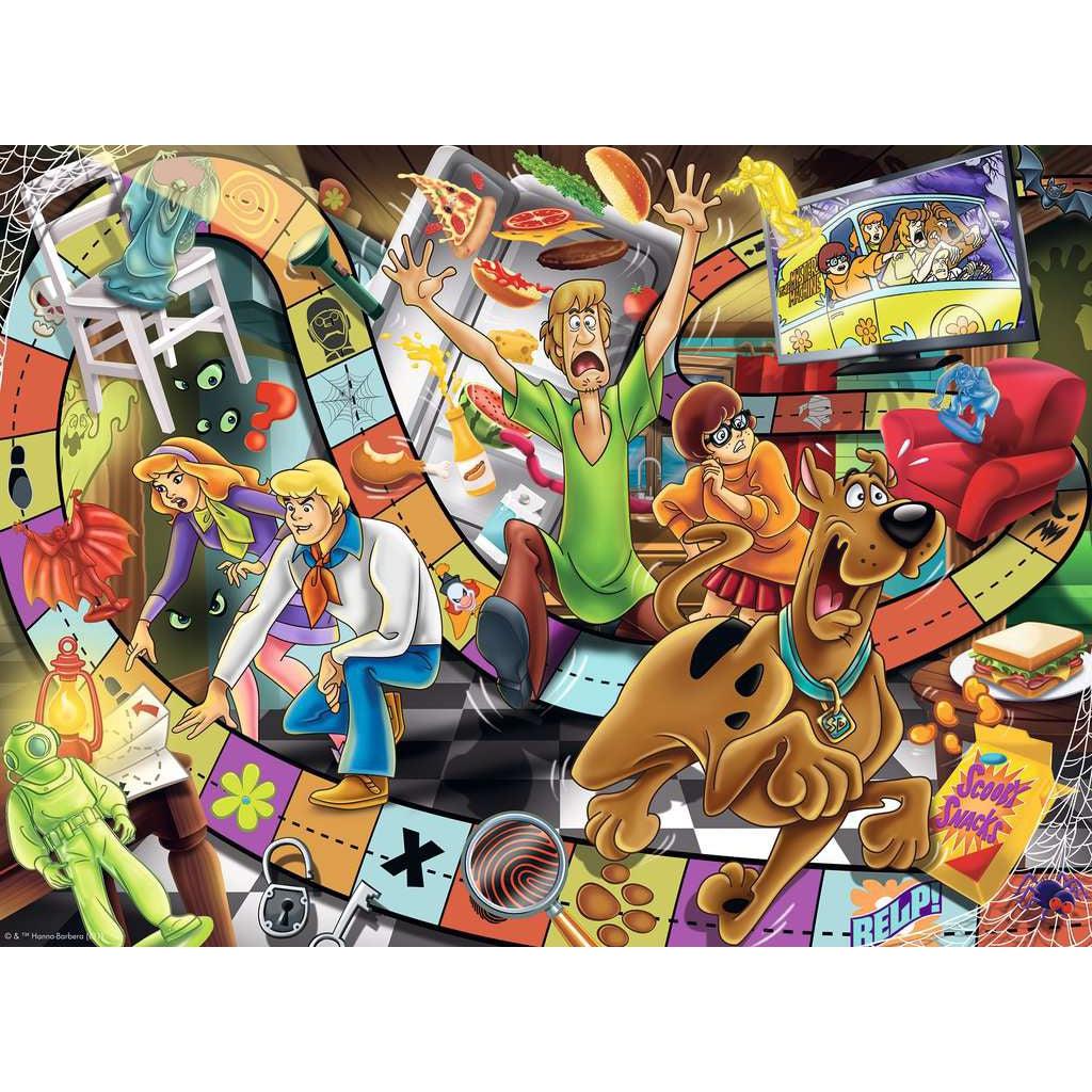 Ravensburger-Scooby Doo Haunted Game 200 Piece Puzzle-13280-Legacy Toys