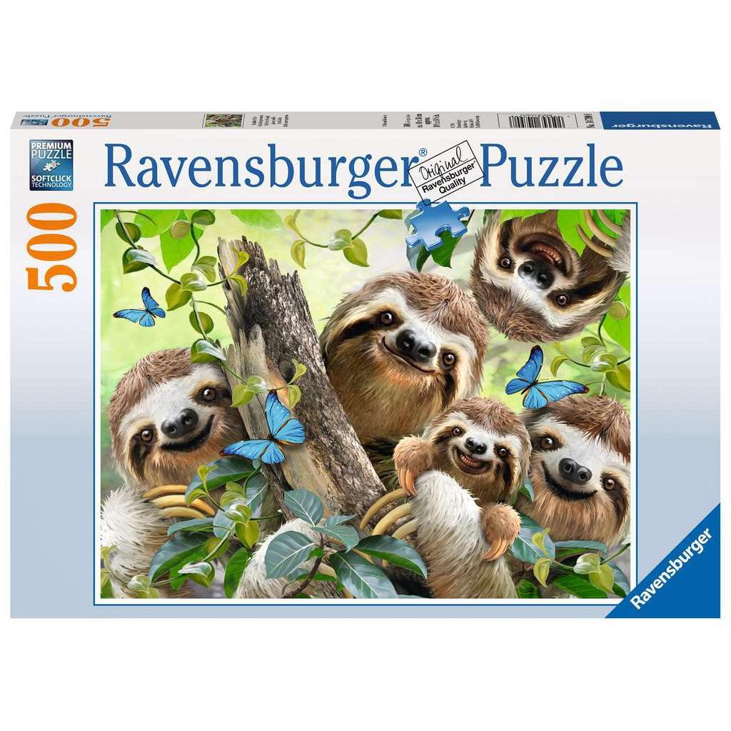 Ravensburger-Sloth Selfie 500 Piece Puzzle-14790-Legacy Toys