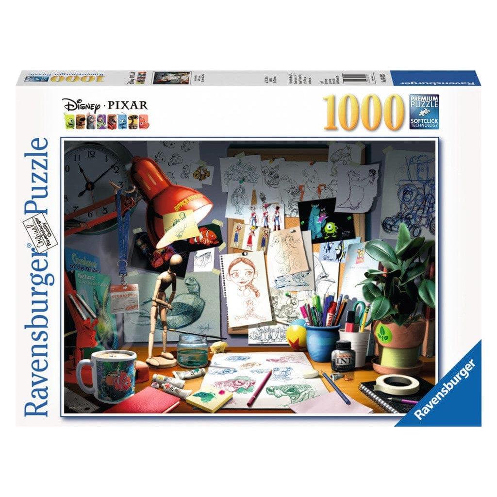 Ravensburger-The Artist's Desk - 1,000 Piece Puzzle-19432-Legacy Toys