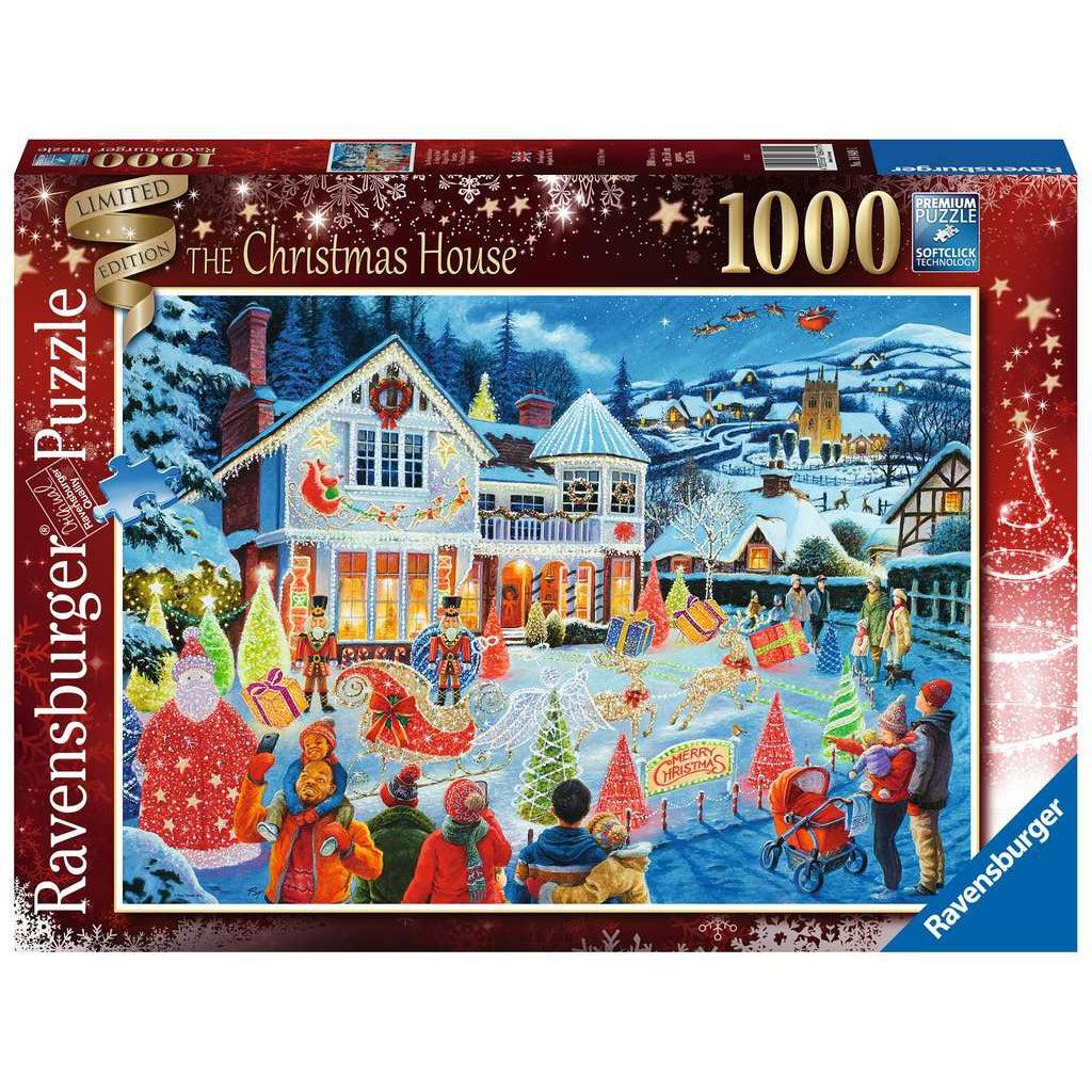 Ravensburger-The Christmas House Seasonal 1000 Piece Puzzle-16849-Legacy Toys