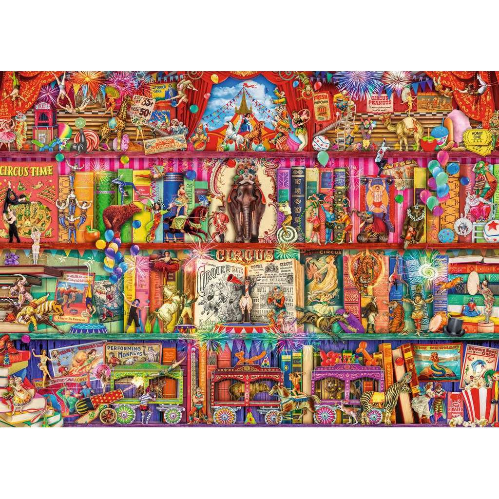Puzzle - Ravensburger - World of Books - 2000 pièces - Multicolore