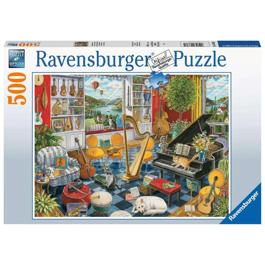 Ravensburger-The Music Room 500 Piece Puzzle-16836-Legacy Toys