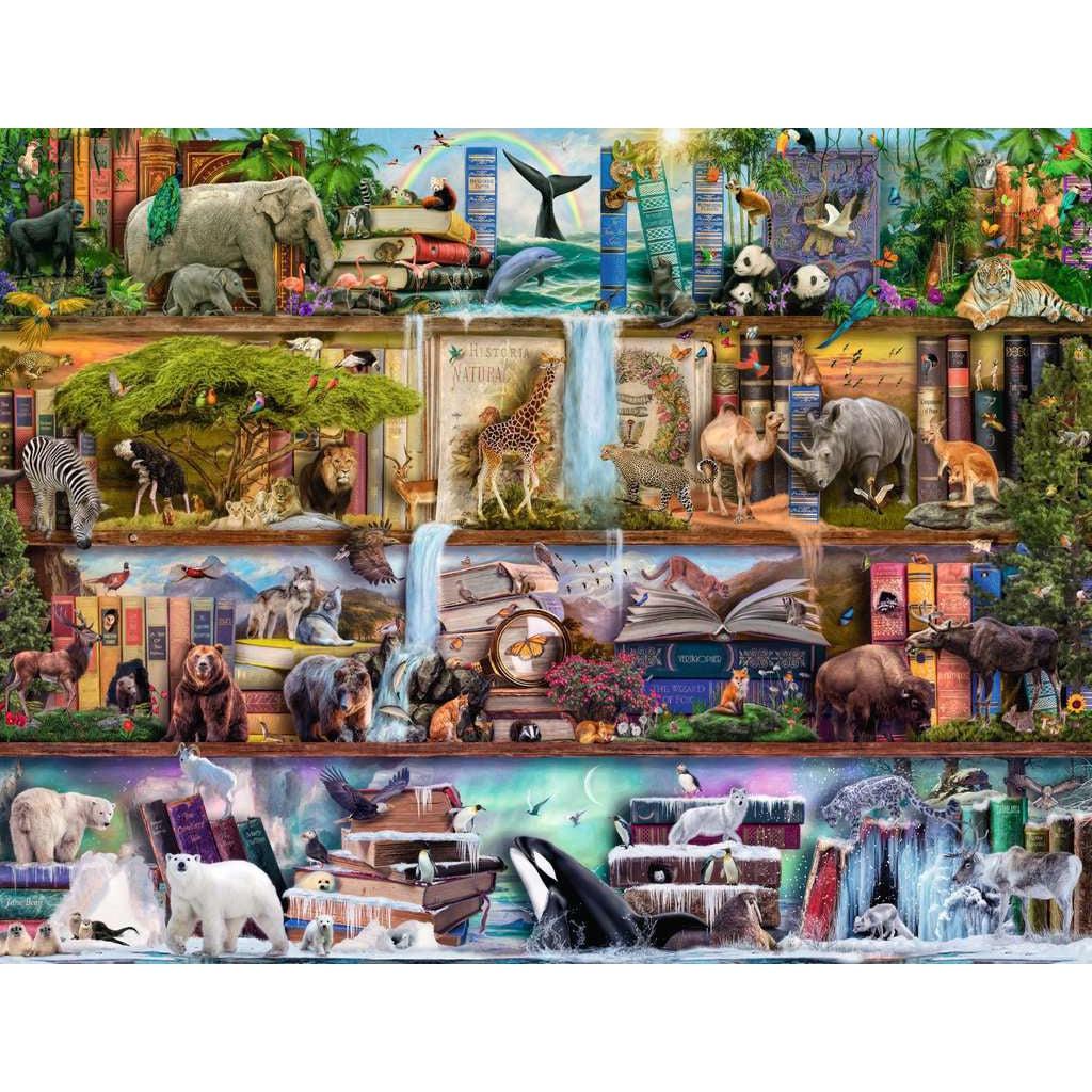Ravensburger-Wild Kingdom Shelves 2000 Piece Puzzle-16652-Legacy Toys