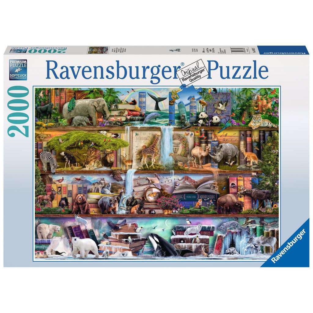 Ravensburger-Wild Kingdom Shelves 2000 Piece Puzzle-16652-Legacy Toys