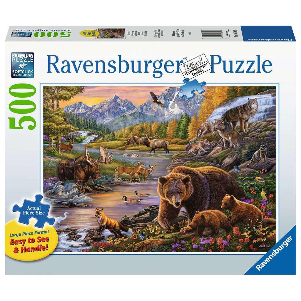 Ravensburger-Wilderness 500 Piece Large Format-16790-Legacy Toys