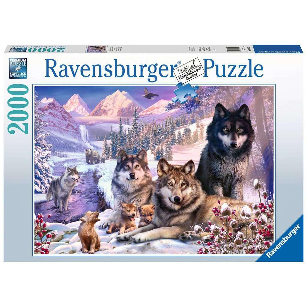 Ravensburger-Winter Wolves - 2,000 Piece Puzzle-16012-Legacy Toys
