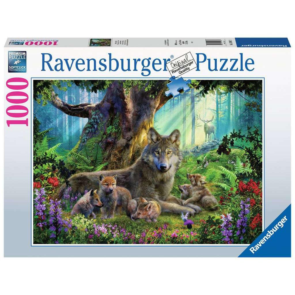 Ravensburger-Wolves in the Forest - 1,000 Piece Puzzle-15987-Legacy Toys