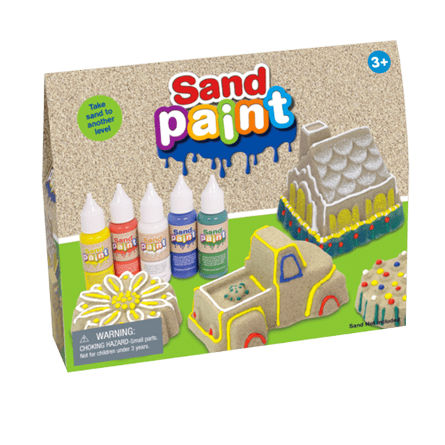 Relevant Play-Sand Paint Primary - 5PK-180-001-Legacy Toys