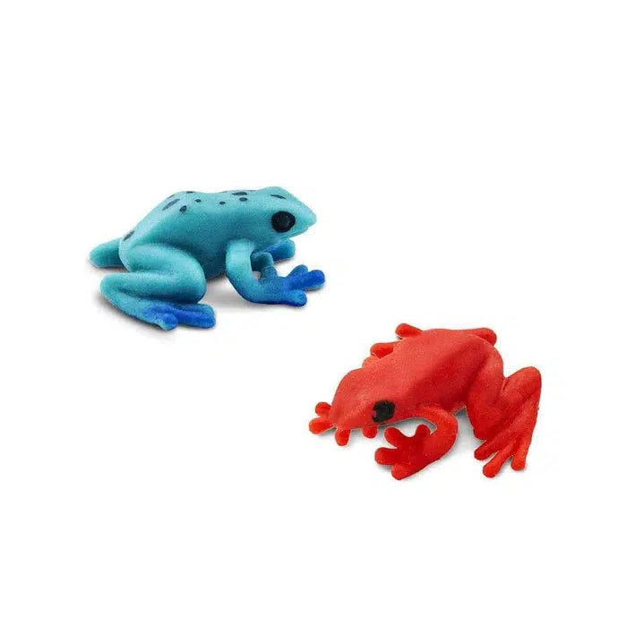 Safari Ltd-Good Luck Minis Poison Dart Frogs-345122-Legacy Toys