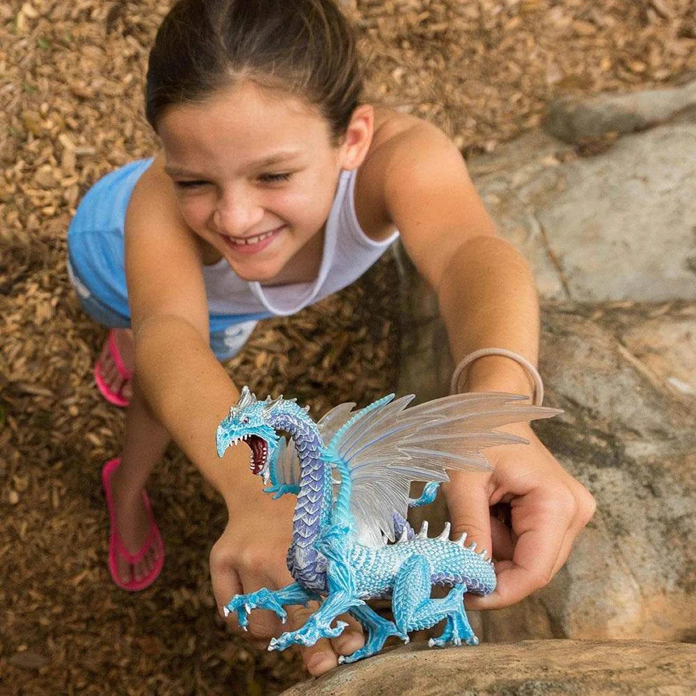 Safari Ltd-Ice Dragon-10145-Legacy Toys