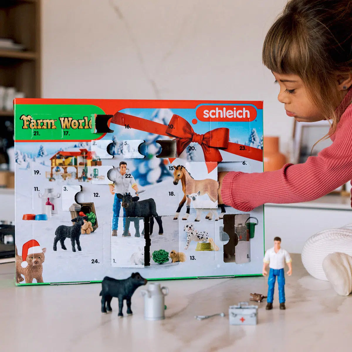 Schleich-Advent Calendar Farm World-98643-Legacy Toys