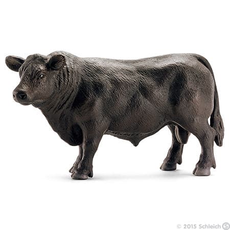 Schleich-Black Angus Bull-13879-Legacy Toys