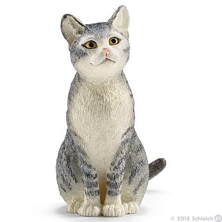 Schleich-Cat, Sitting-13771-Legacy Toys