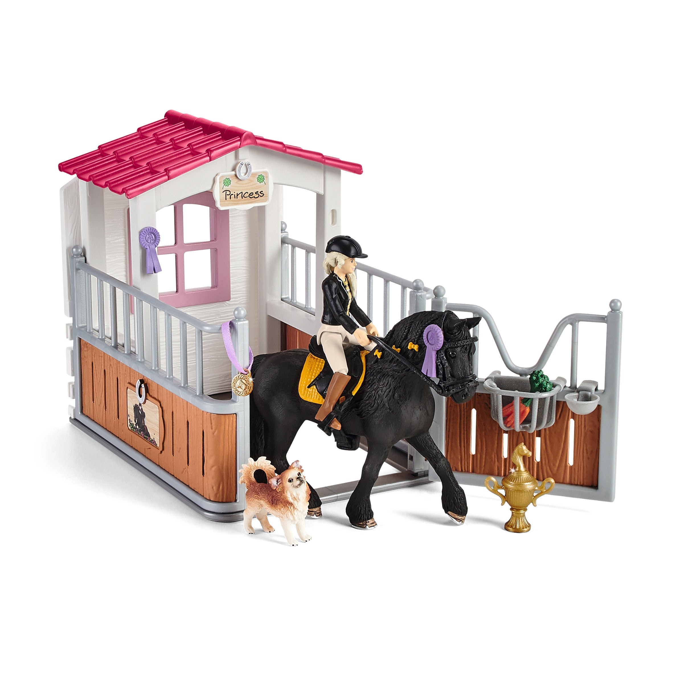 Schleich-Horse Box with Horse Club Tori and Princess-42437-Legacy Toys
