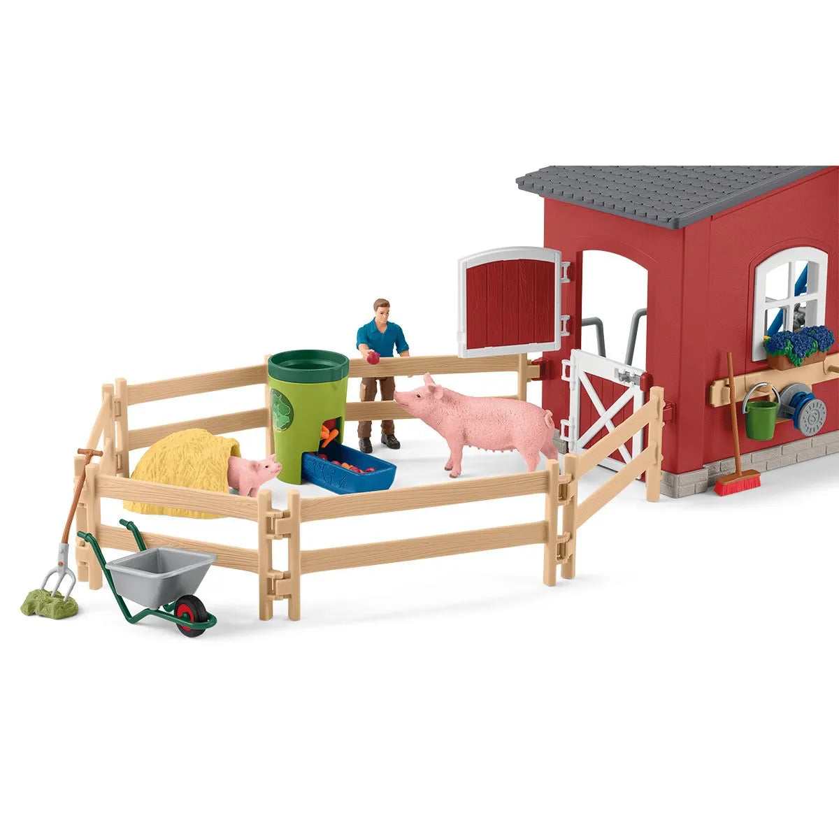 Schleich-Large Barn with Animals and Accessories-42606-Legacy Toys