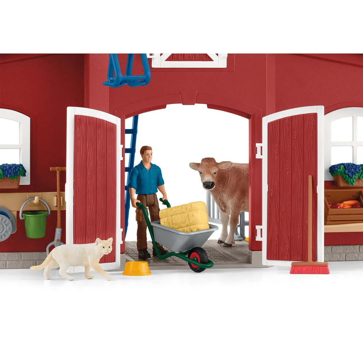 Schleich-Large Barn with Animals and Accessories-42606-Legacy Toys