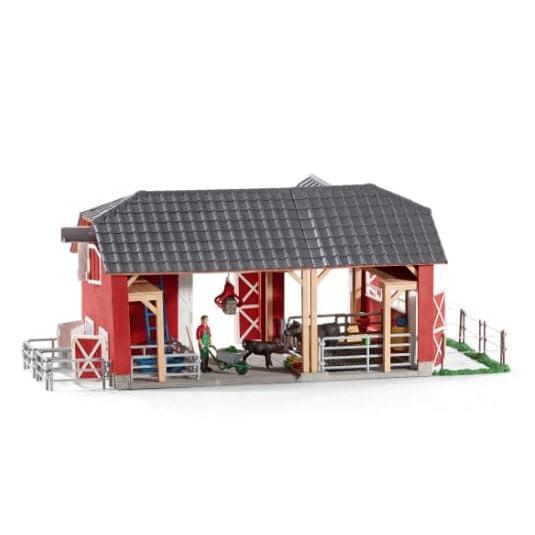 Schleich-Large Farm with Black Angus-72102-Legacy Toys
